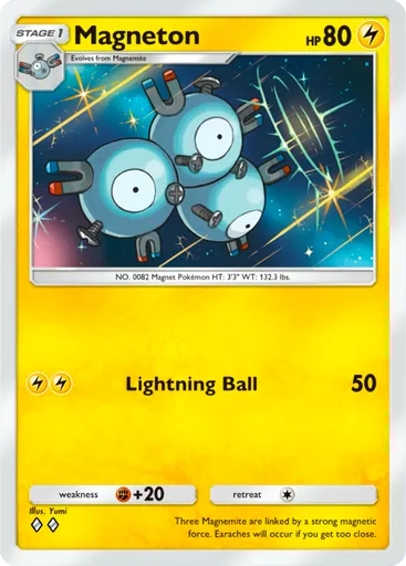 Magneton (a2-052) card in Pokémon TCG Pocket