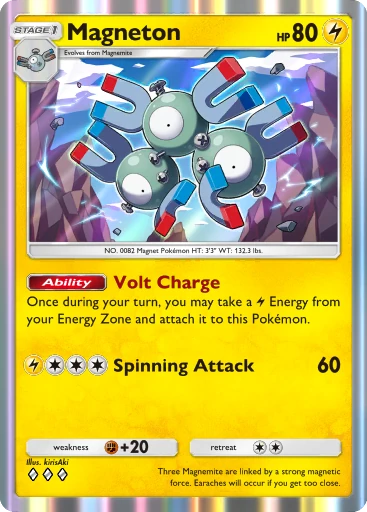 Magneton (a4b-135) card in Pokémon TCG Pocket