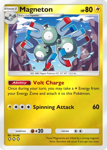 Magneton (a4b-136) card in Pokémon TCG Pocket
