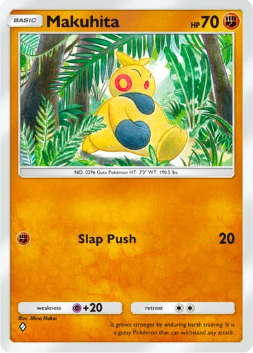 Makuhita (a3-090) card in Pokémon TCG Pocket