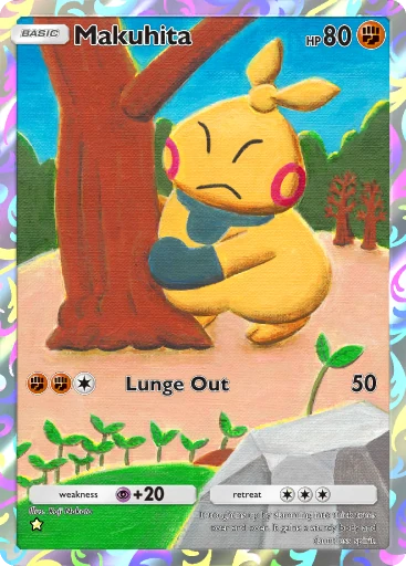 Makuhita (b1-240) card in Pokémon TCG Pocket