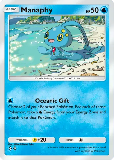 Manaphy (a2-050) card in Pokémon TCG Pocket