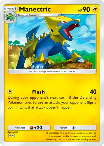 Manectric (a2a-028) card in Pokémon TCG Pocket
