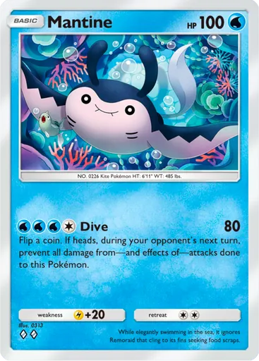Mantine (a4-058) card in Pokémon TCG Pocket