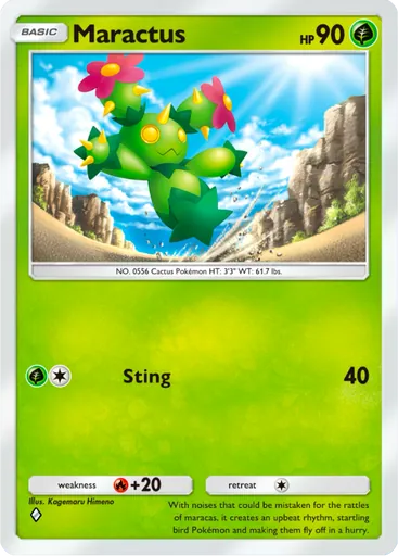 Maractus (a3-005) card in Pokémon TCG Pocket