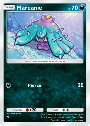 Mareanie (a3-115) card in Pokémon TCG Pocket