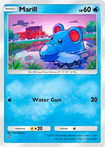 Marill (a2a-014) card in Pokémon TCG Pocket