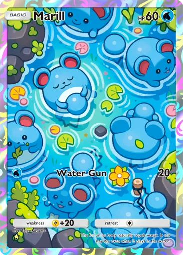 Marill (a2a-077) card in Pokémon TCG Pocket