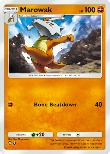 Marowak (a1-152) card in Pokémon TCG Pocket
