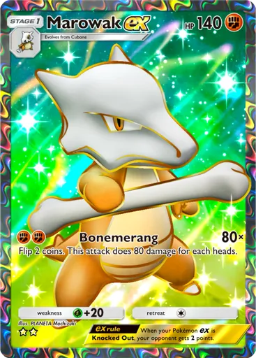 Marowak ex (a1-264) card in Pokémon TCG Pocket