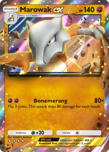 Marowak ex (a4b-196) card in Pokémon TCG Pocket