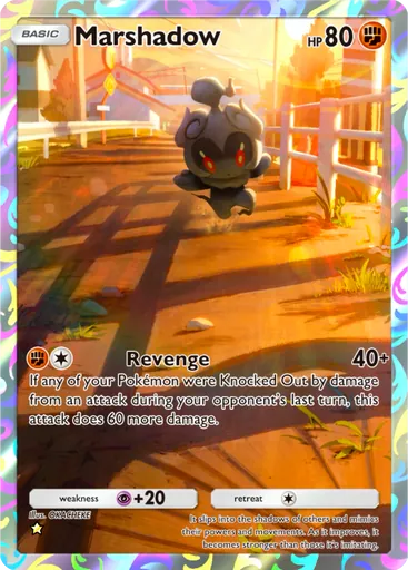 Marshadow (a1a-074) card in Pokémon TCG Pocket