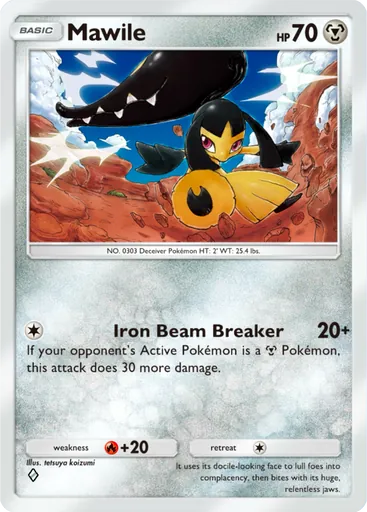 Mawile (a2a-056) card in Pokémon TCG Pocket