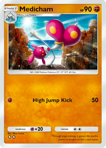 Medicham (a3a-029) card in Pokémon TCG Pocket