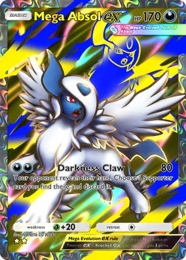 Mega Absol ex (b1-262) card in Pokémon TCG Pocket