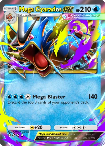 Mega Gyarados ex (b1-052) card in Pokémon TCG Pocket