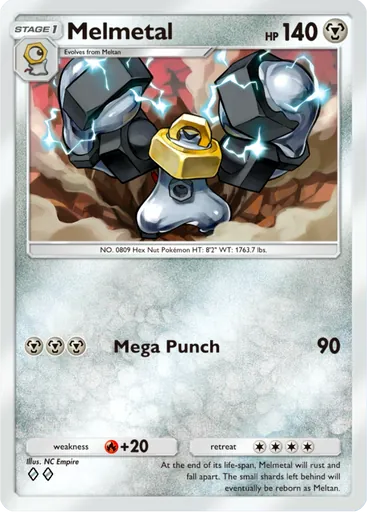 Melmetal (a3b-050) card in Pokémon TCG Pocket