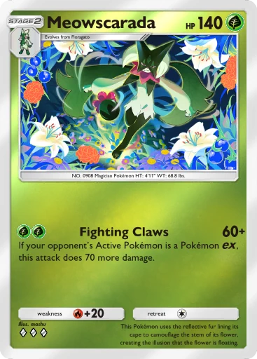 Meowscarada (a4b-054) card in Pokémon TCG Pocket
