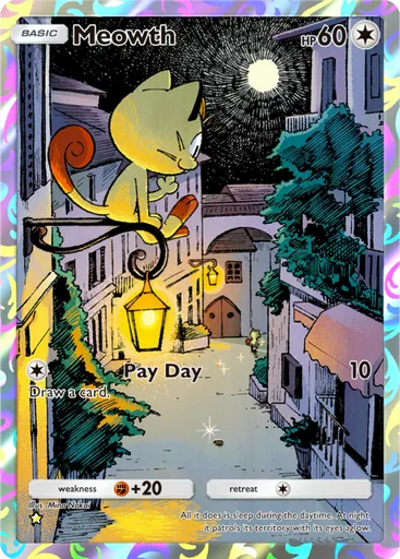 Meowth (a1-246) card in Pokémon TCG Pocket