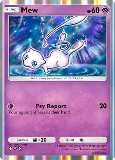 Mew (a1a-031) card in Pokémon TCG Pocket
