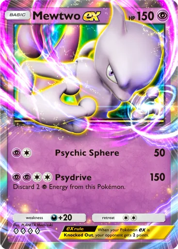 Mewtwo ex (a1-129) card in Pokémon TCG Pocket