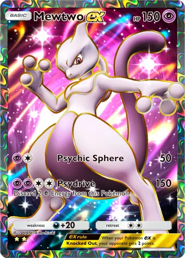 Mewtwo ex (a1-262) card in Pokémon TCG Pocket