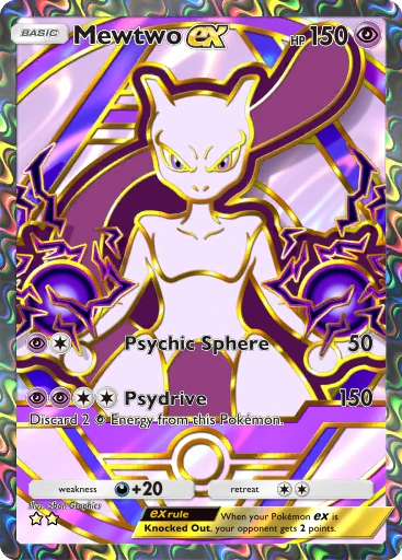 Mewtwo ex (a4b-365) card in Pokémon TCG Pocket