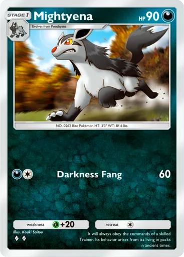 Mightyena (a2-101) card in Pokémon TCG Pocket