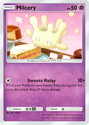 Milcery (a3b-036) card in Pokémon TCG Pocket