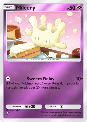 Milcery (a4b-186) card in Pokémon TCG Pocket
