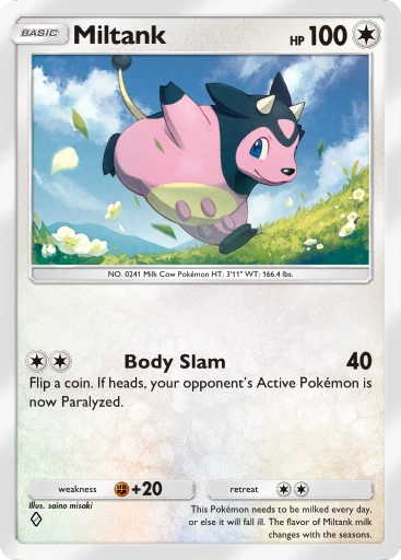 Miltank (b1-187) card in Pokémon TCG Pocket