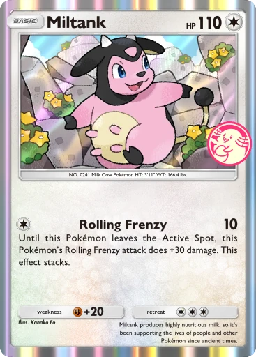 Miltank (pa-107) card in Pokémon TCG Pocket