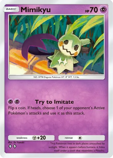 Mimikyu (a3b-035) card in Pokémon TCG Pocket