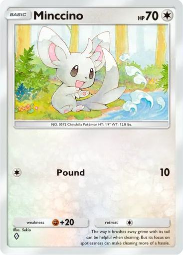 Minccino (a3b-062) card in Pokémon TCG Pocket