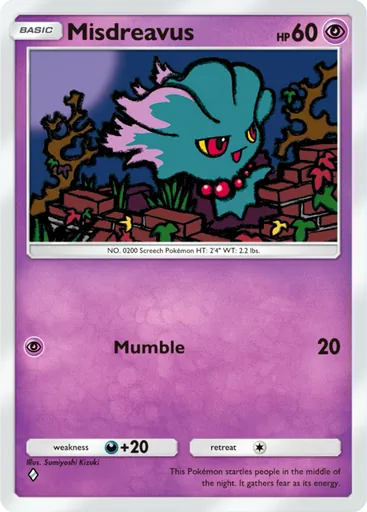 Misdreavus (a2-066) card in Pokémon TCG Pocket