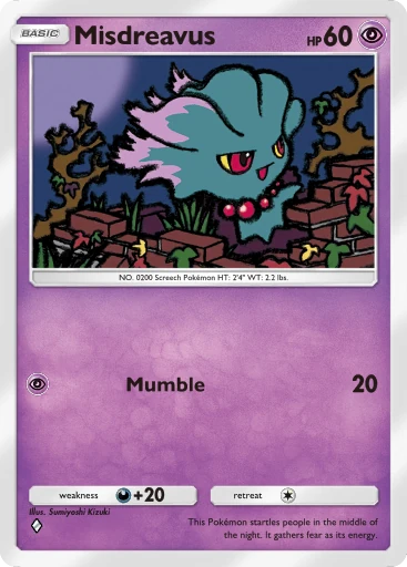 Misdreavus (a4b-161) card in Pokémon TCG Pocket