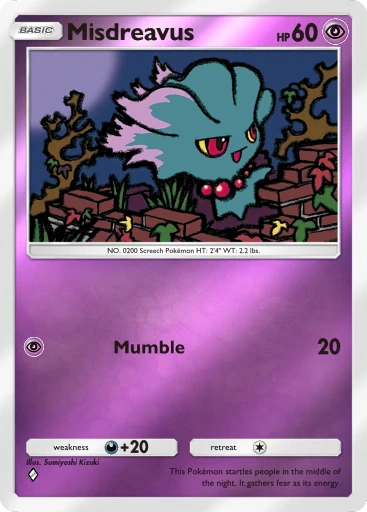 Misdreavus (a4b-162) card in Pokémon TCG Pocket