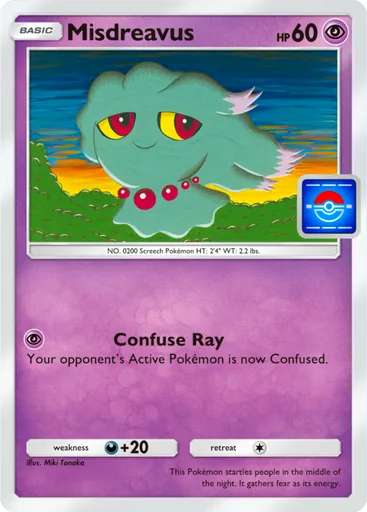 Misdreavus (pa-038) card in Pokémon TCG Pocket