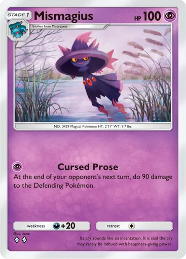 Mismagius (a4a-033) card in Pokémon TCG Pocket
