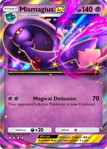 Mismagius ex (a2-067) card in Pokémon TCG Pocket