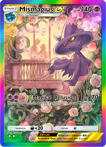 Mismagius ex (a2-199) card in Pokémon TCG Pocket