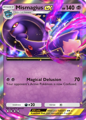 Mismagius ex (a4b-163) card in Pokémon TCG Pocket
