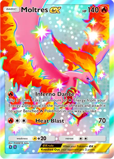 Moltres ex (a3b-103) card in Pokémon TCG Pocket