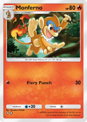 Monferno (a4b-073) card in Pokémon TCG Pocket