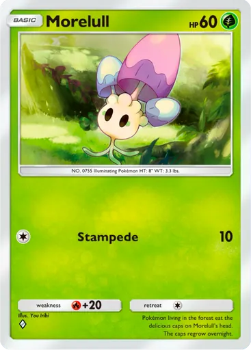 Morelull (a3-016) card in Pokémon TCG Pocket