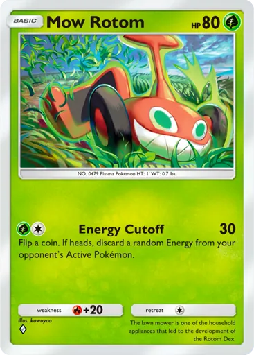 Mow Rotom (a2-021) card in Pokémon TCG Pocket