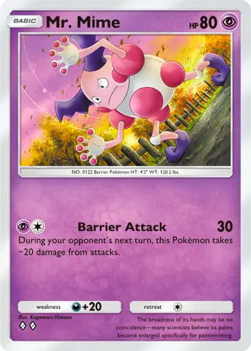 Mr. Mime (a1-126) card in Pokémon TCG Pocket