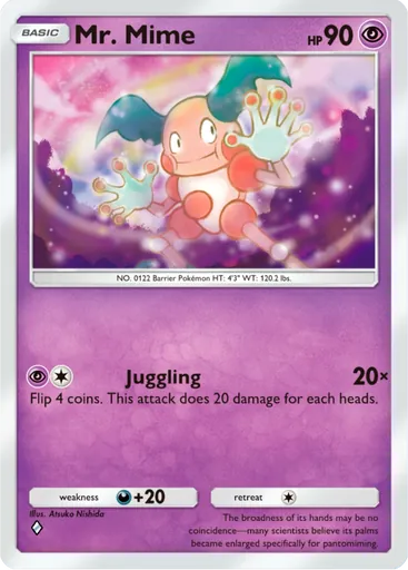 Mr. Mime (a2b-032) card in Pokémon TCG Pocket