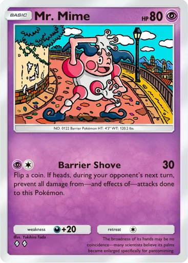 Mr. Mime (a3-069) card in Pokémon TCG Pocket