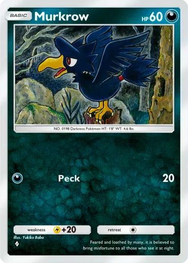 Murkrow (a2-096) card in Pokémon TCG Pocket